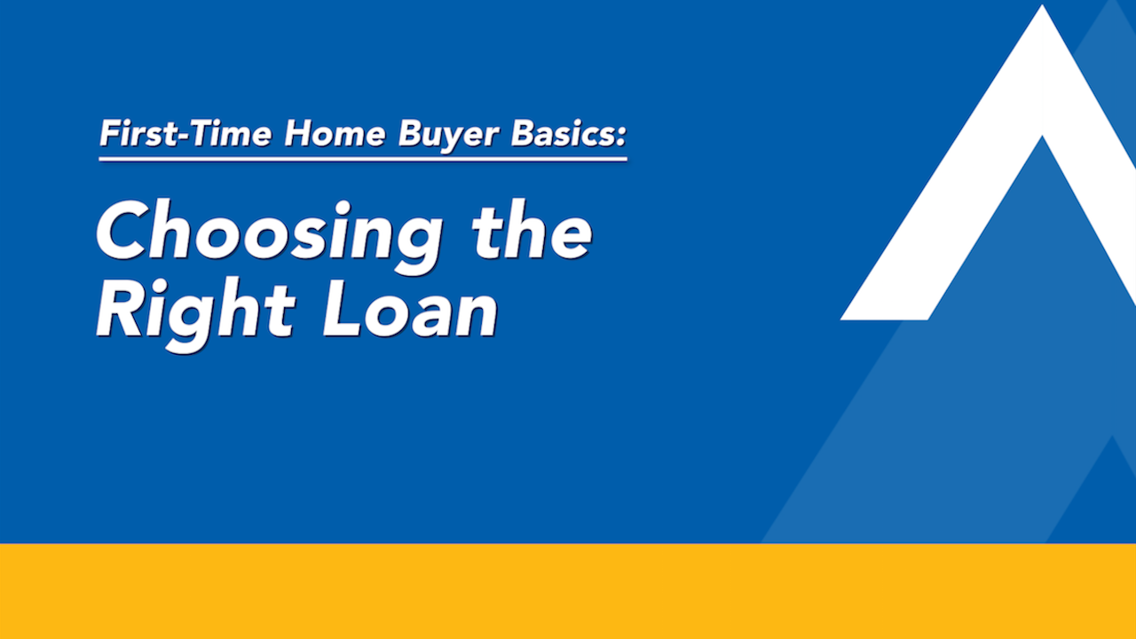 video 2, choosing the right loan